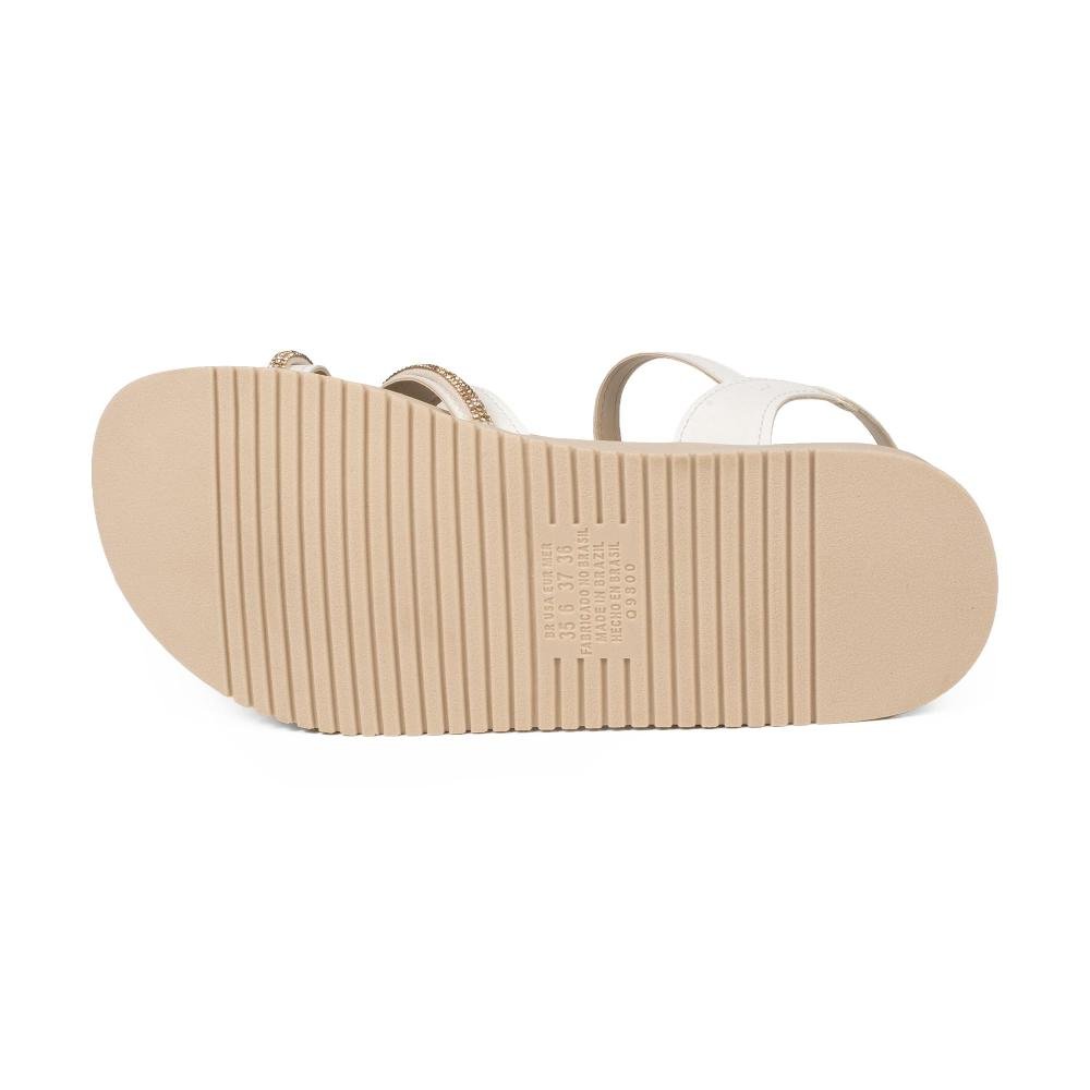 Sandália Mississipi Flatform Feminina J2162 Branco 4