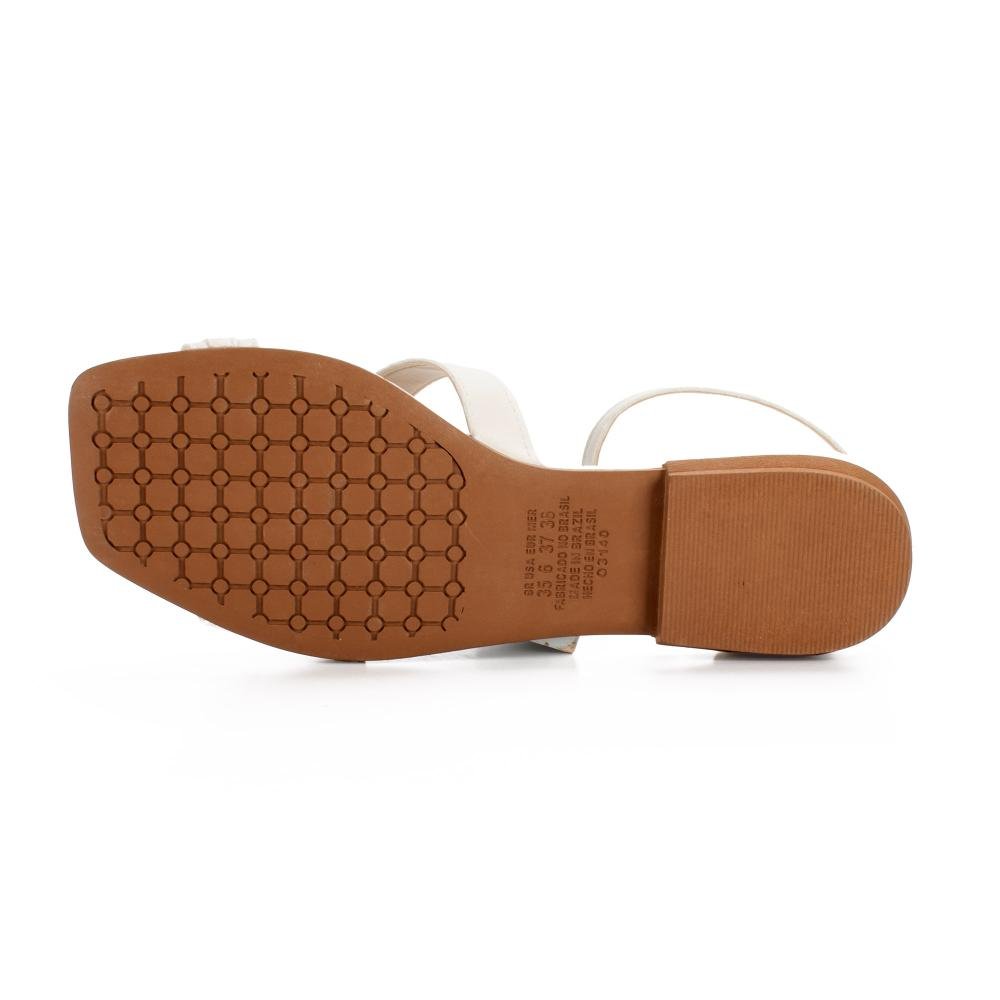 Sandália Mississipi Rasteira Feminina J2283 Off White 5