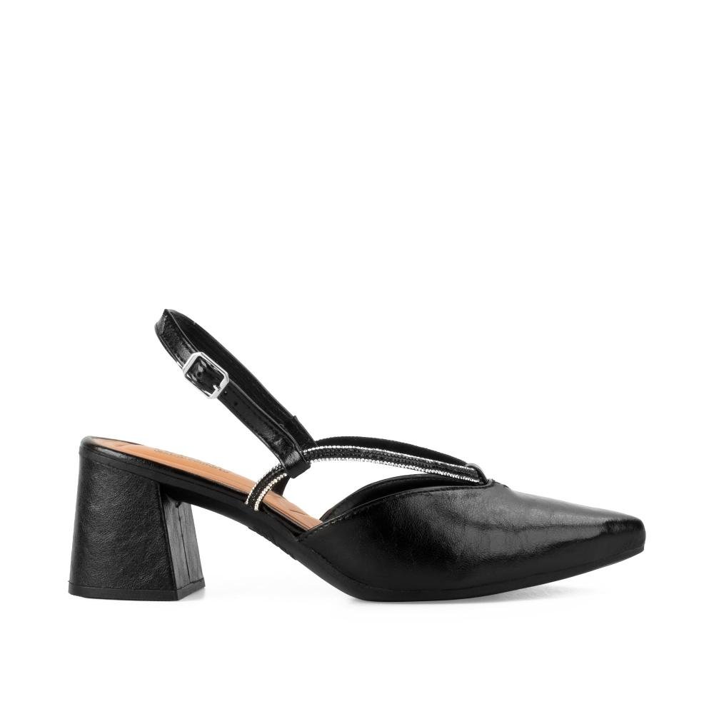 Scarpin Dakota de Salto Bloco Feminino D2354 Preto 3