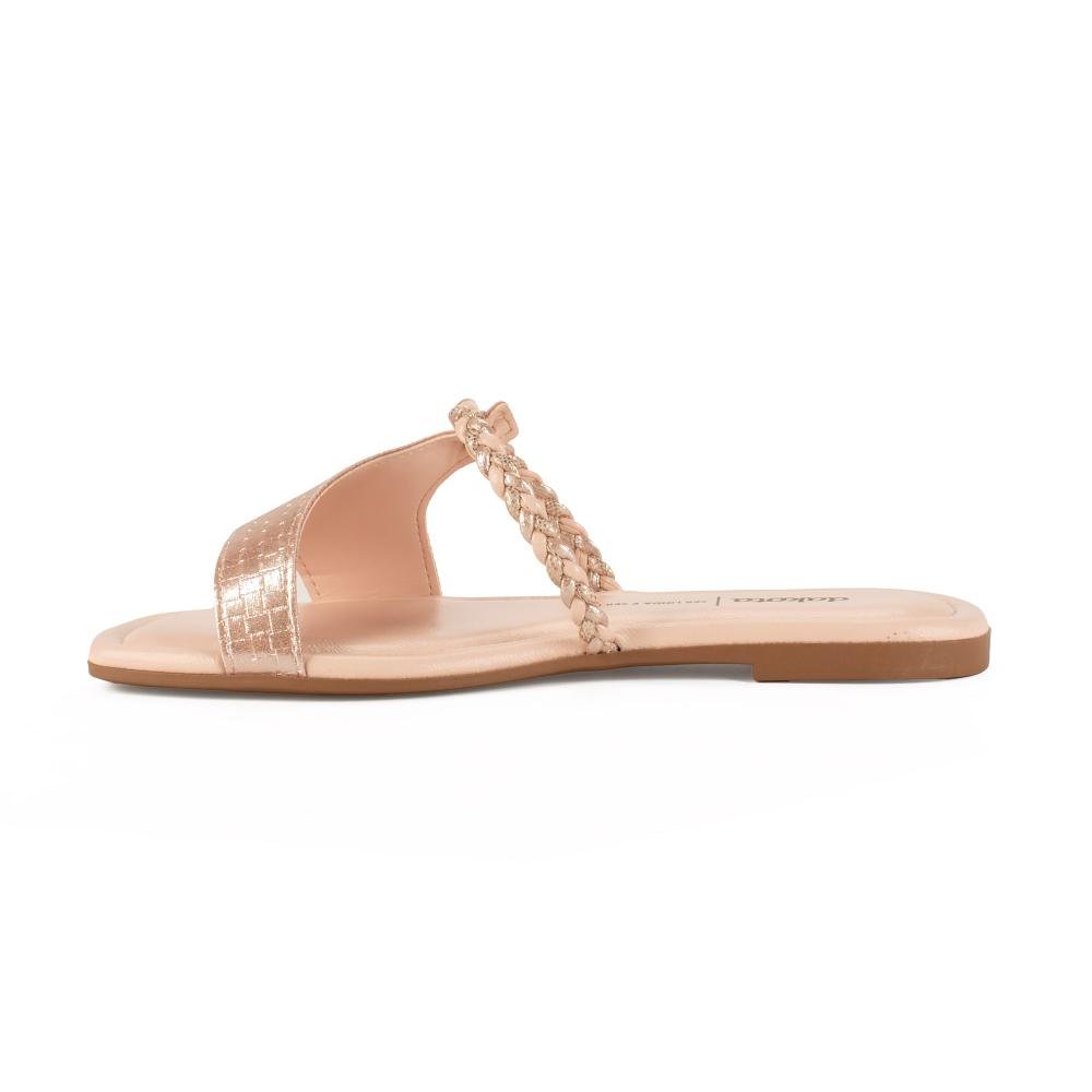Slide Dakota Metalizado Feminino DC292 Dourado 3