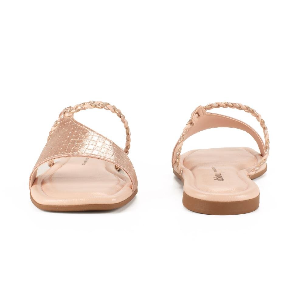 Slide Dakota Metalizado Feminino DC292 Dourado 5