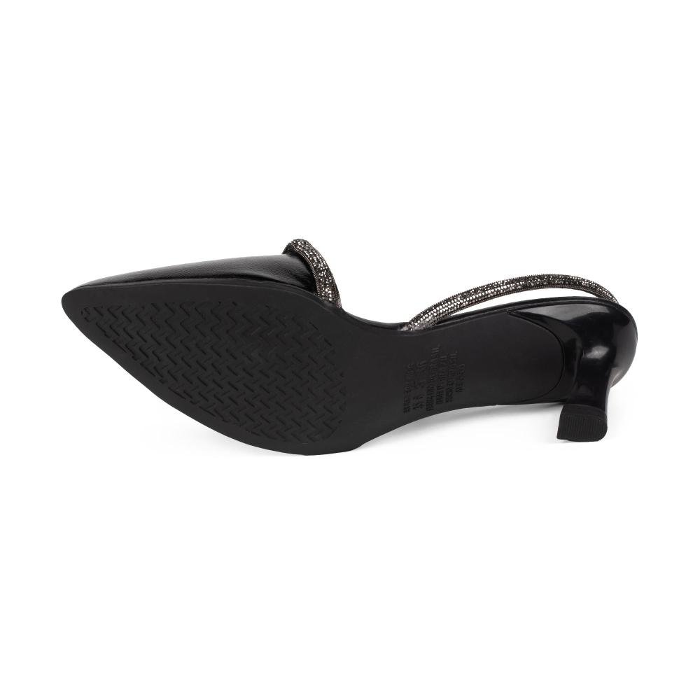 Scarpin Mississipi de Salto Baixo Feminino J2441 Preto 5