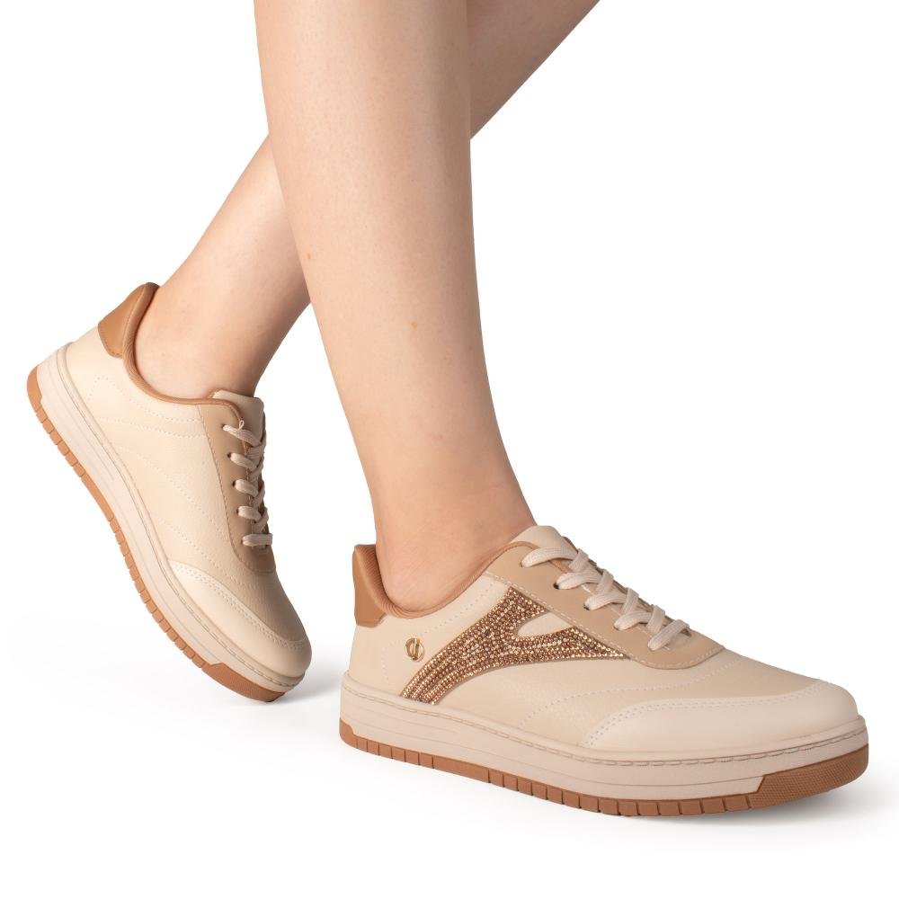 Tênis Dakota Casual Feminino D2656 Bege 2