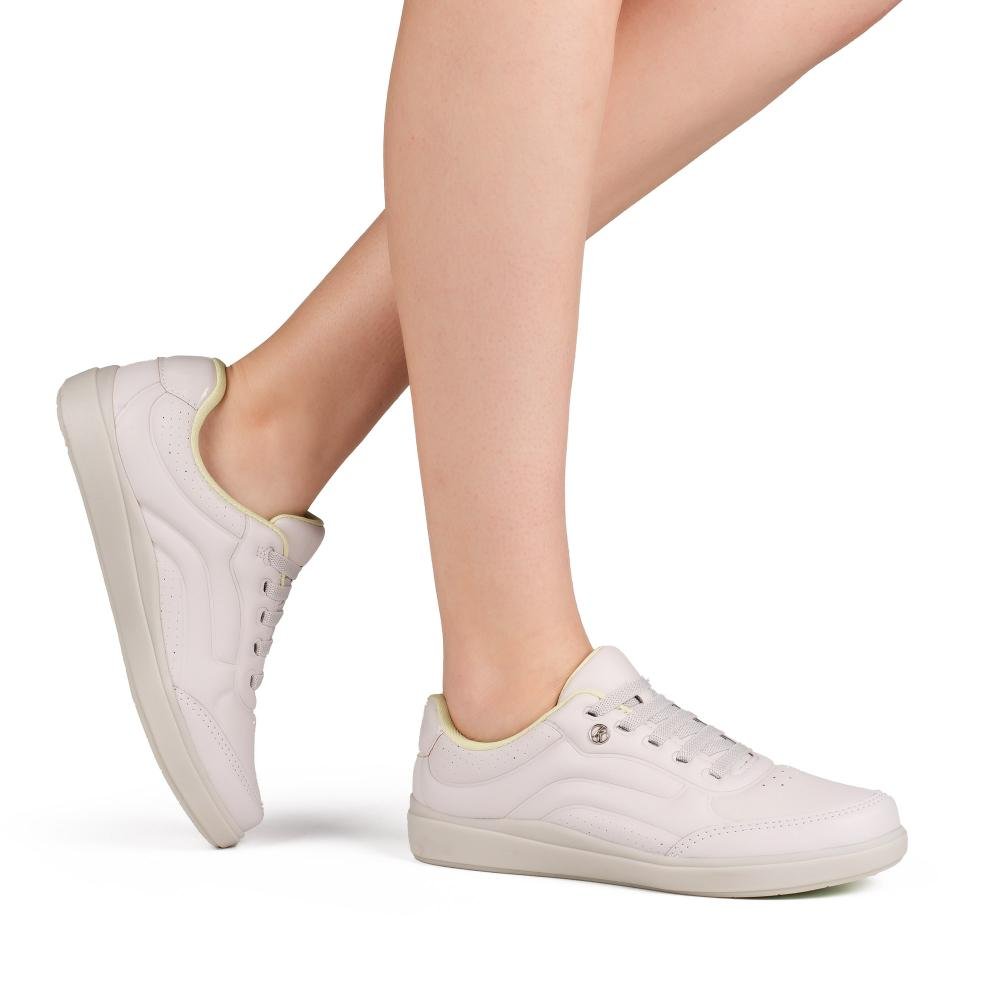 Tênis Kolosh Sense Casual Feminino C4701 Cinza Claro 2