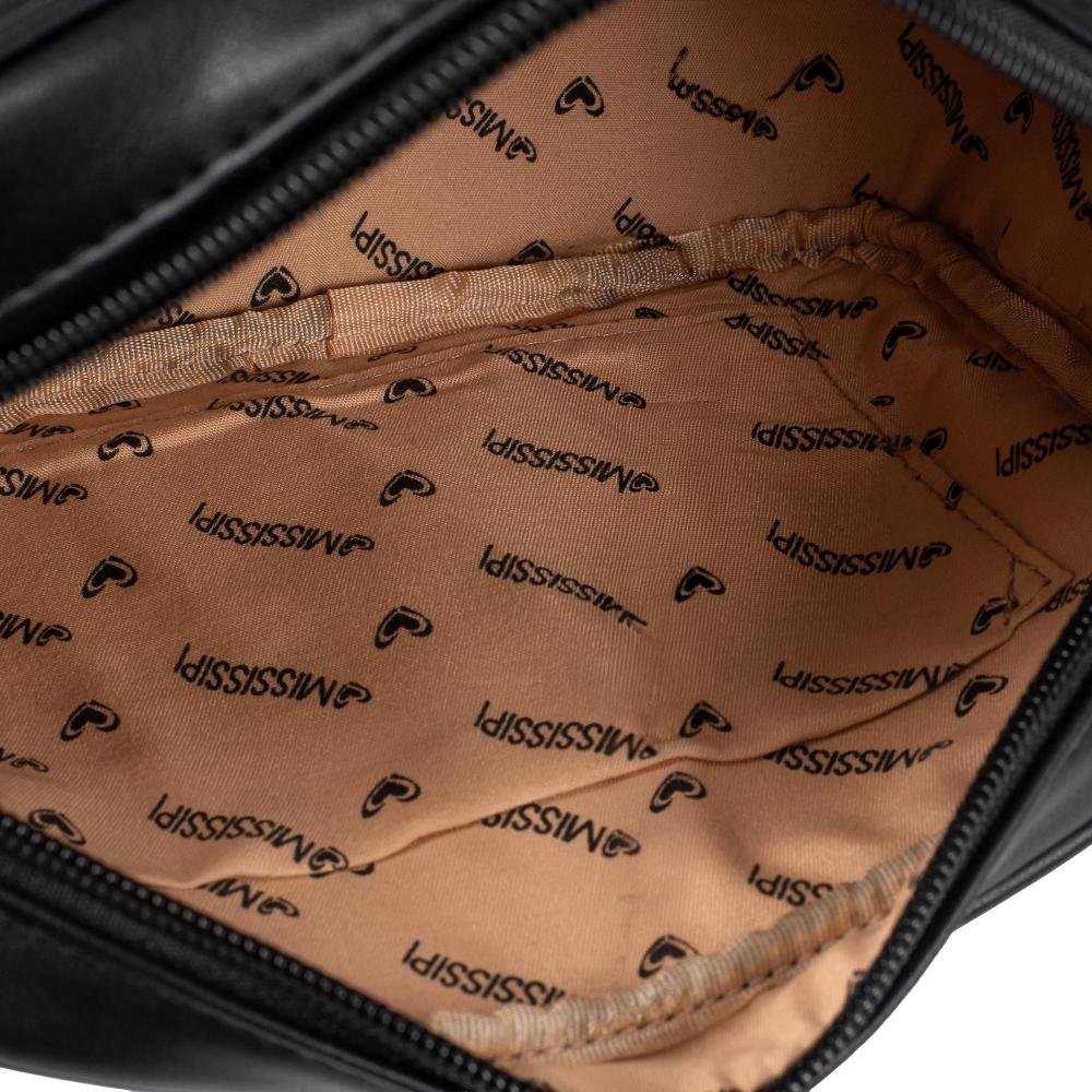 Bolsa Mississipi Camera Bag Feminina MS114 Preto 6