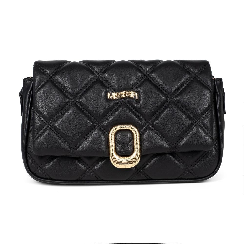 Bolsa Mississipi Transversal Feminina MS118 Preto 2