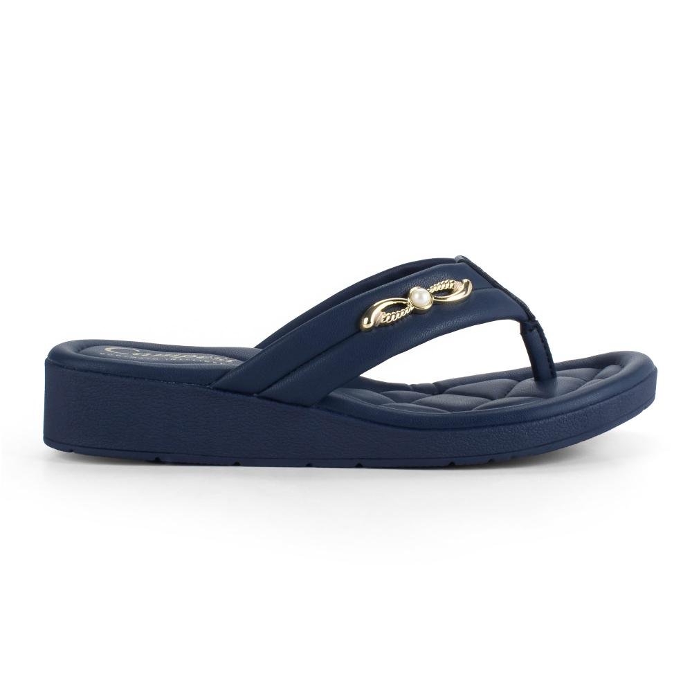 Chinelo Campesí Anabela Marinho Feminino CA021 Azul Marinho 3