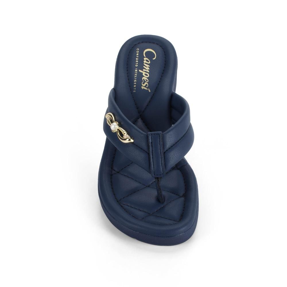 Chinelo Campesí Anabela Marinho Feminino CA021 Azul Marinho 6
