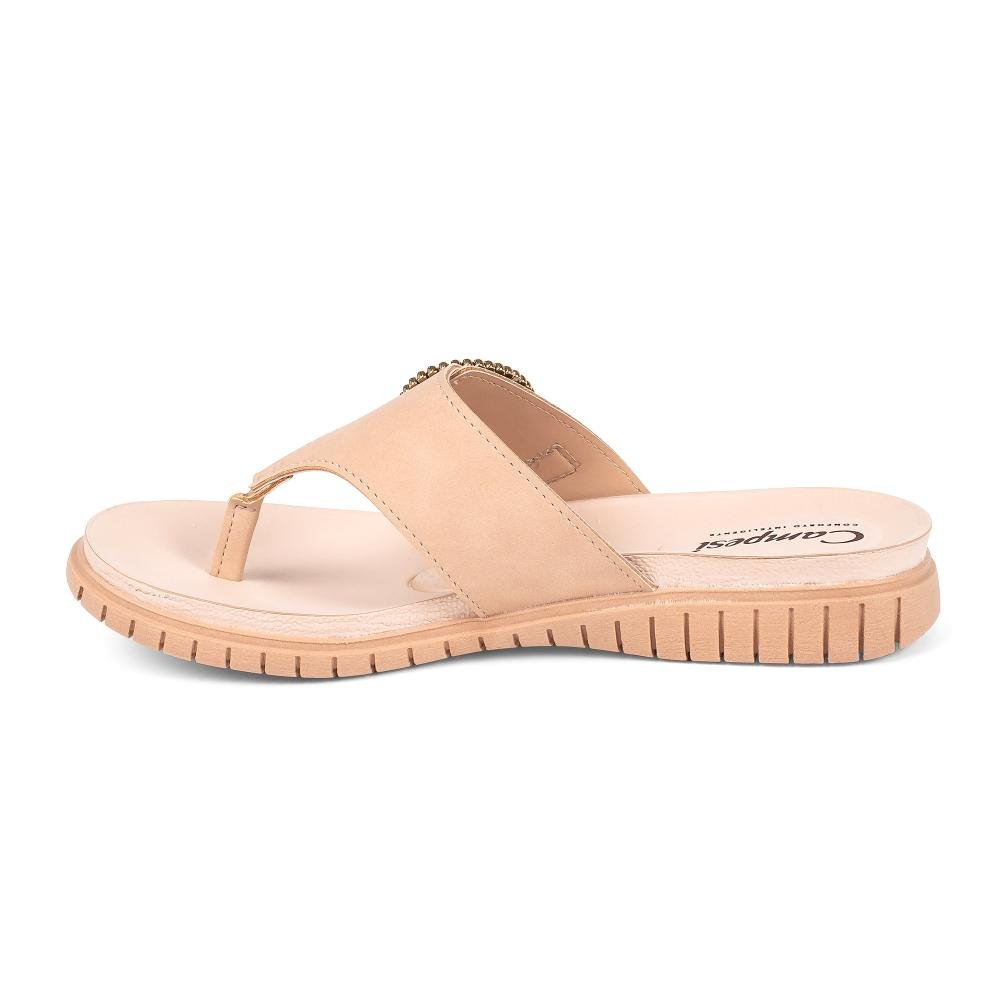Tamanco Campesí Flatform Feminino CE812 Bege 3