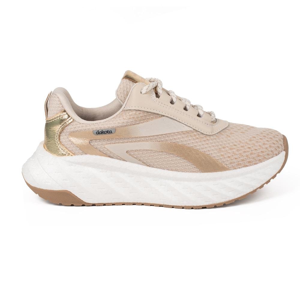 Dad Sneaker Dakota Feminino D2237 Bege 3