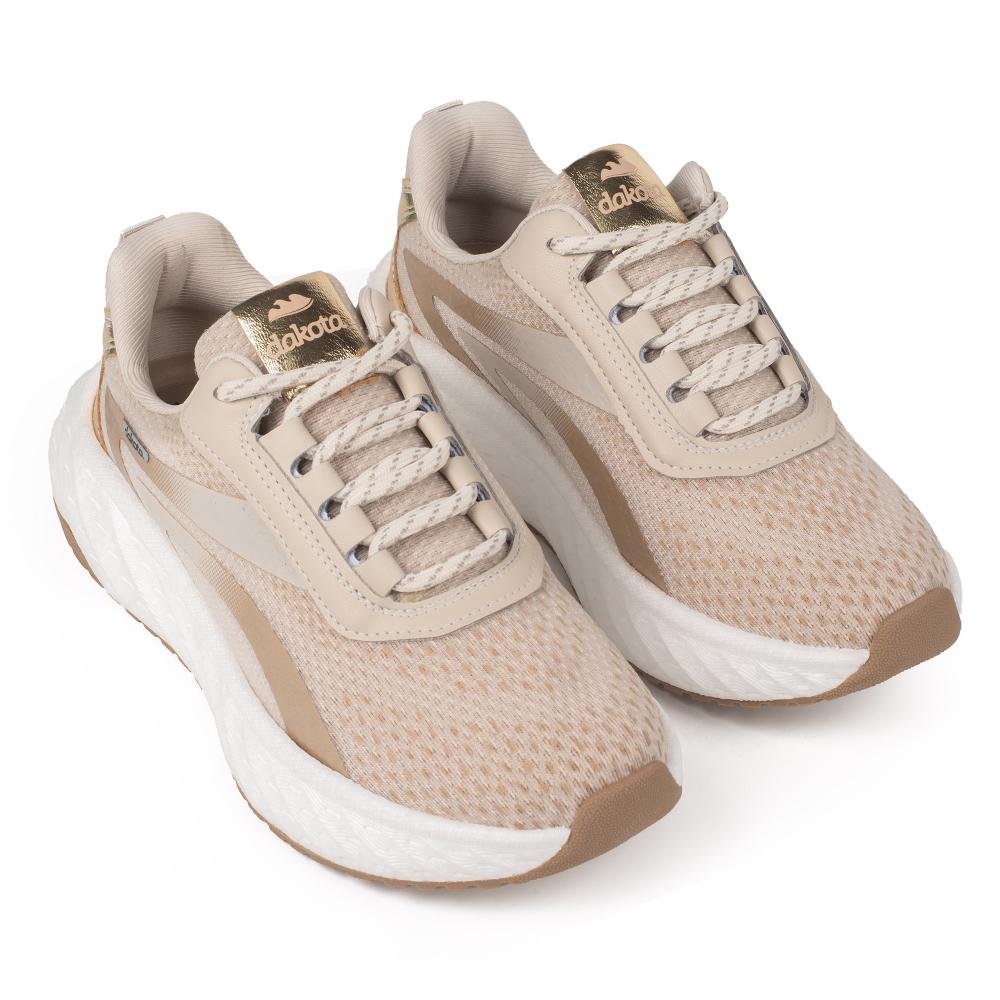 Dad Sneaker Dakota Feminino D2237 Bege 6
