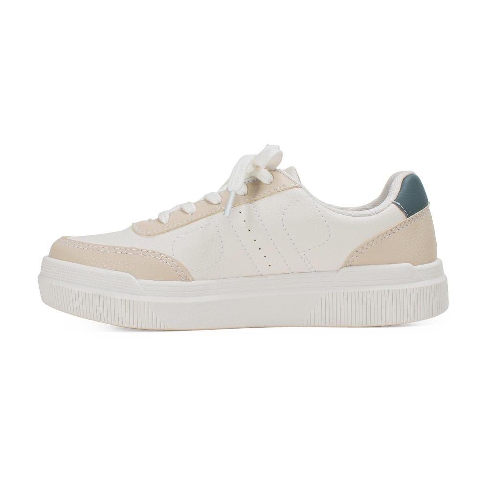 Tênis Kolosh Casual Feminino C4307 Branco/Bege 4
