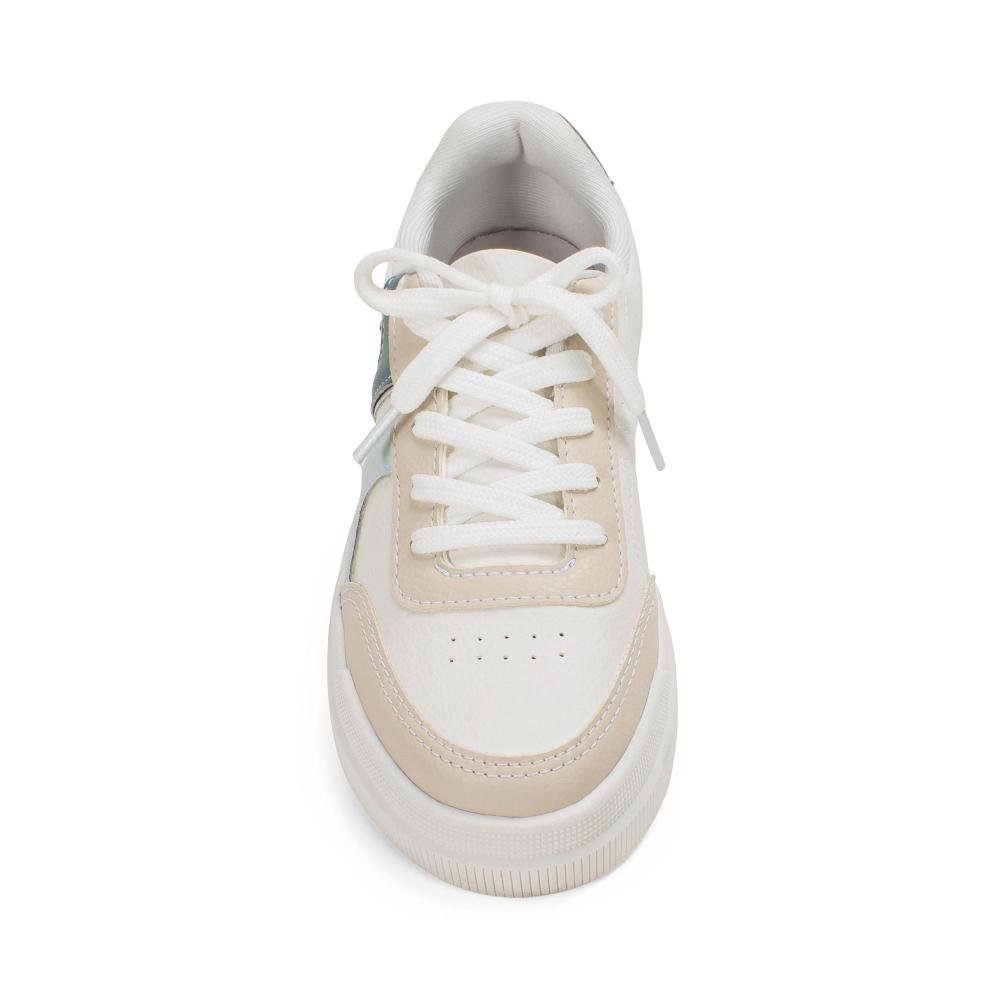 Tênis Kolosh Casual Feminino C4307 Branco/Bege 6