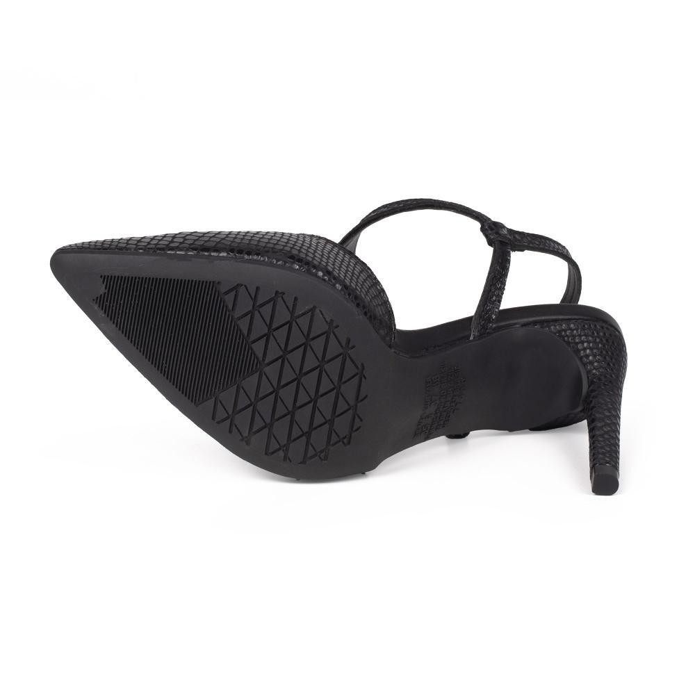 Scarpin Tanara Em Couro de Salto Alto Feminino T9842 Preto 5