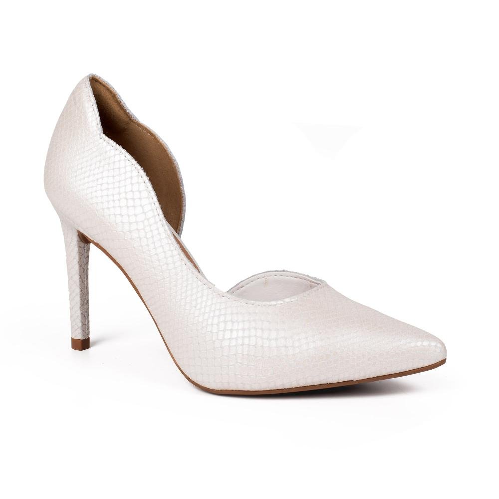 Scarpin Tanara Em Couro de Salto Alto Feminino T9841