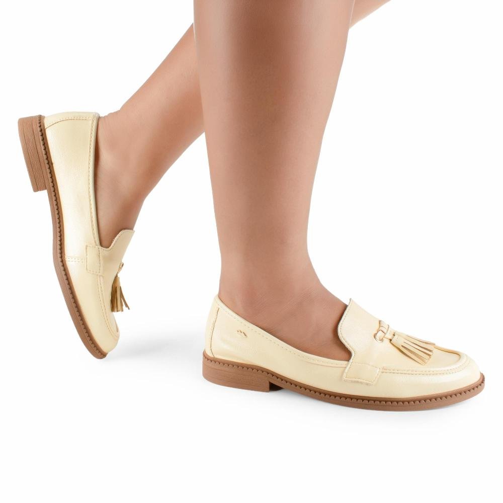 Sapato Dakota Loafer Feminino D3081 Amarelo 2
