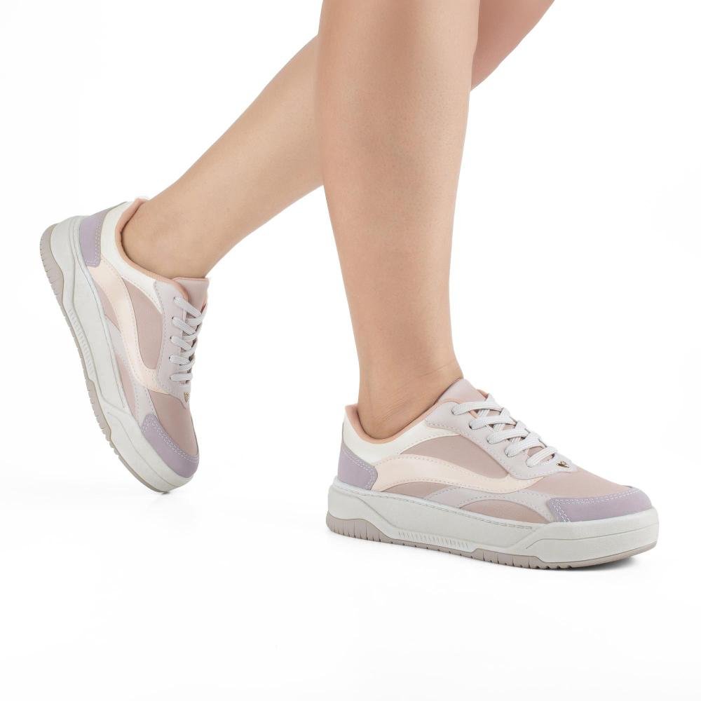 Tênis Mississipi Flatform Feminino J2771 Off White/Bege 2