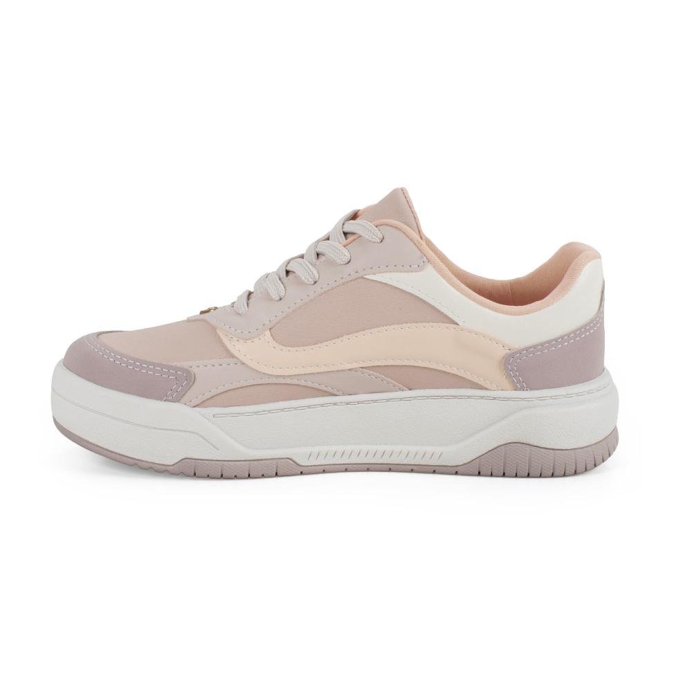 Tênis Mississipi Flatform Feminino J2771 Off White/Bege 3