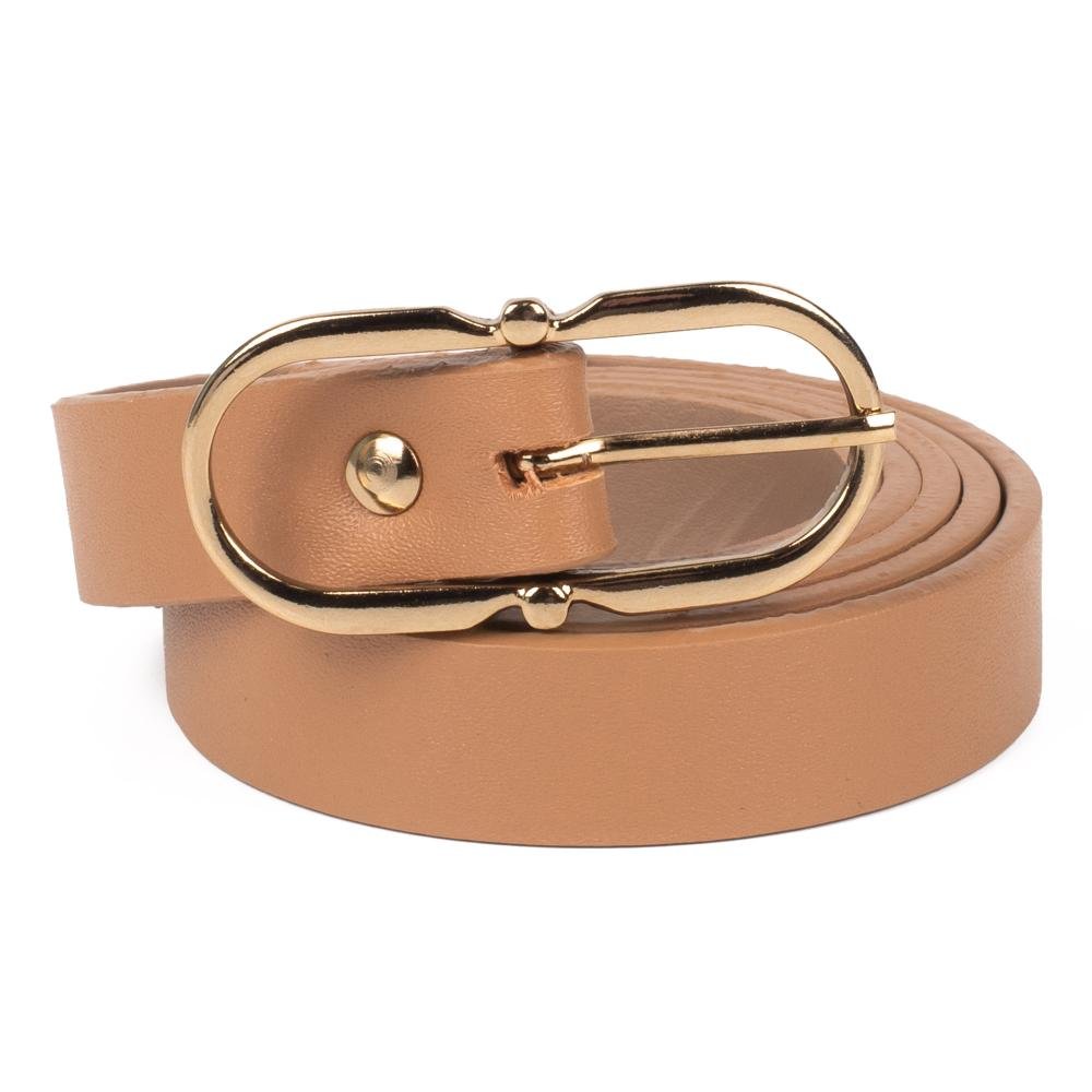 Cinto Dakota Em Couro Feminino CI045 Caramelo 3