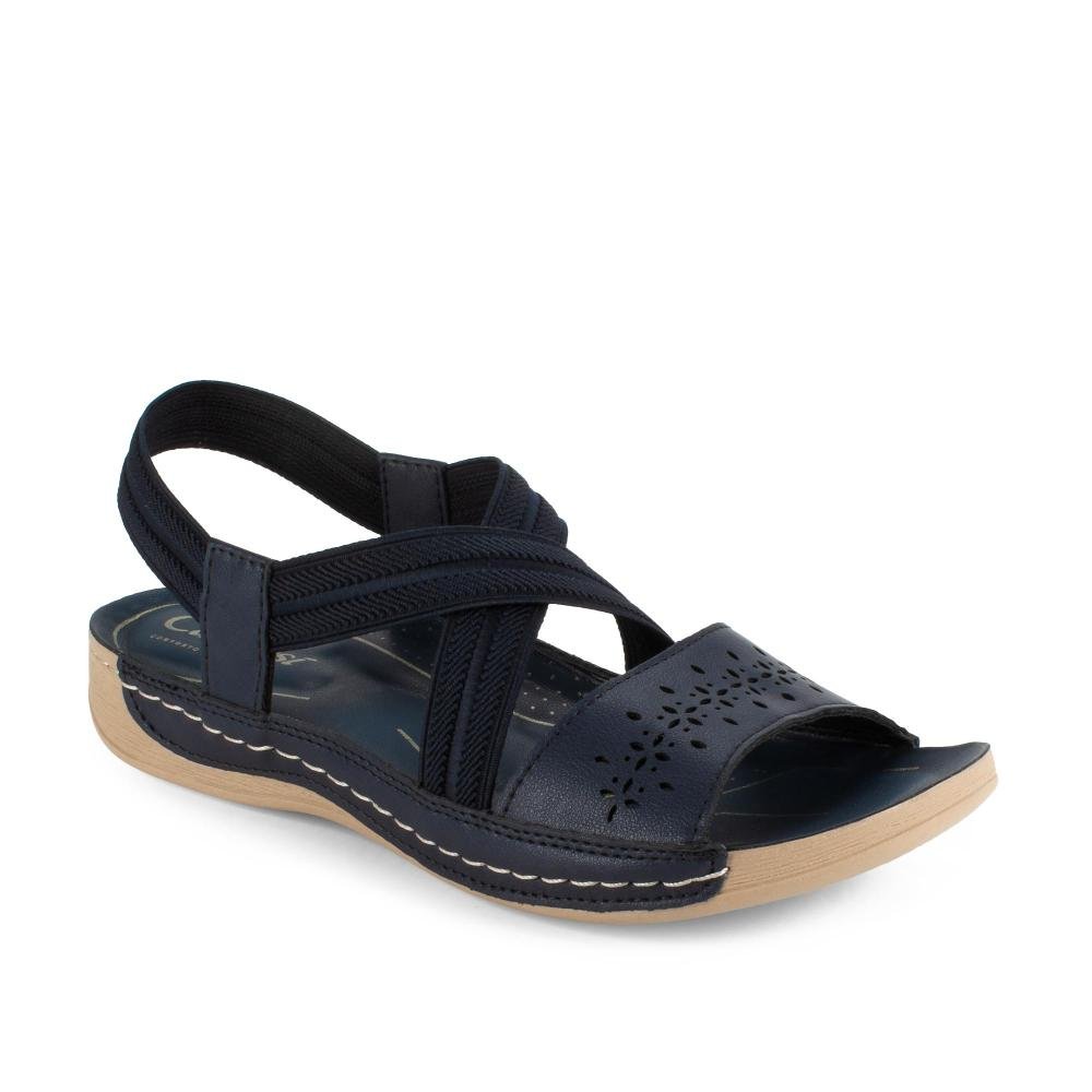 Sandália Campesí Flatform Marinho Feminina CE833