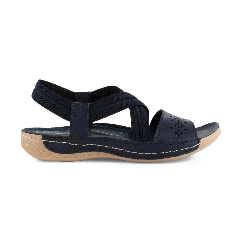 Sandália Campesí Flatform Marinho Feminina CE833 Azul Marinho 3