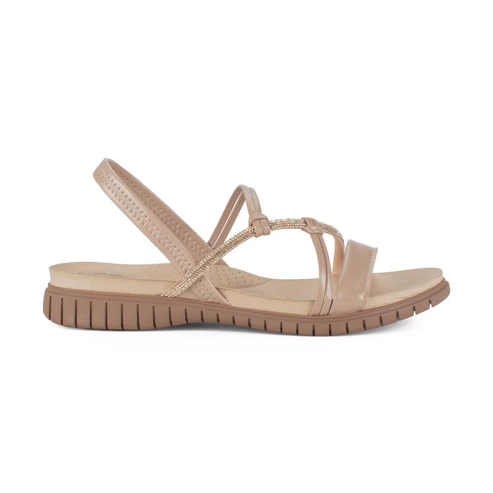 Sandália Campesí Flatform Feminina CE773 Bege 3