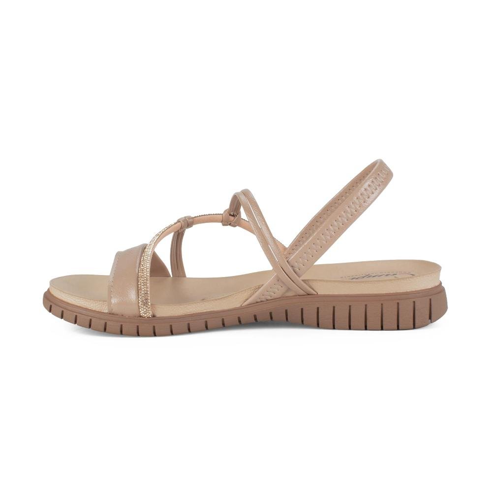 Sandália Campesí Flatform Feminina CE773 Bege 4