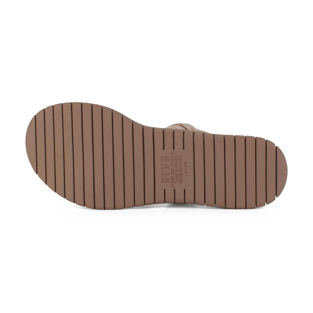 Sandália Campesí Flatform Feminina CE773 Bege 5