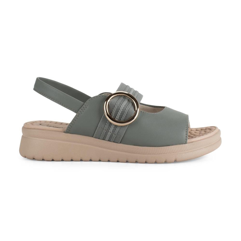 Sandália Campesí Flatform Feminina CE841 Verde 3