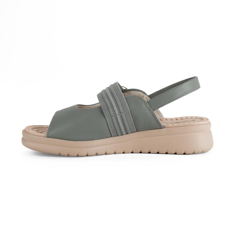 Sandália Campesí Flatform Feminina CE841 Verde 4