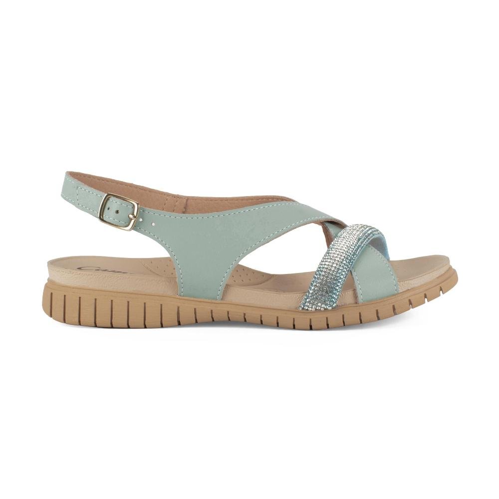 Sandália Campesí Flatform Feminina CE771 Verde 2