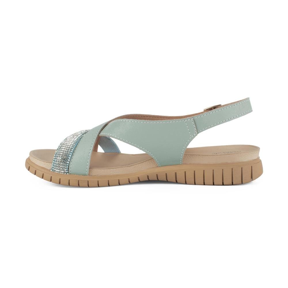 Sandália Campesí Flatform Feminina CE771 Verde 3