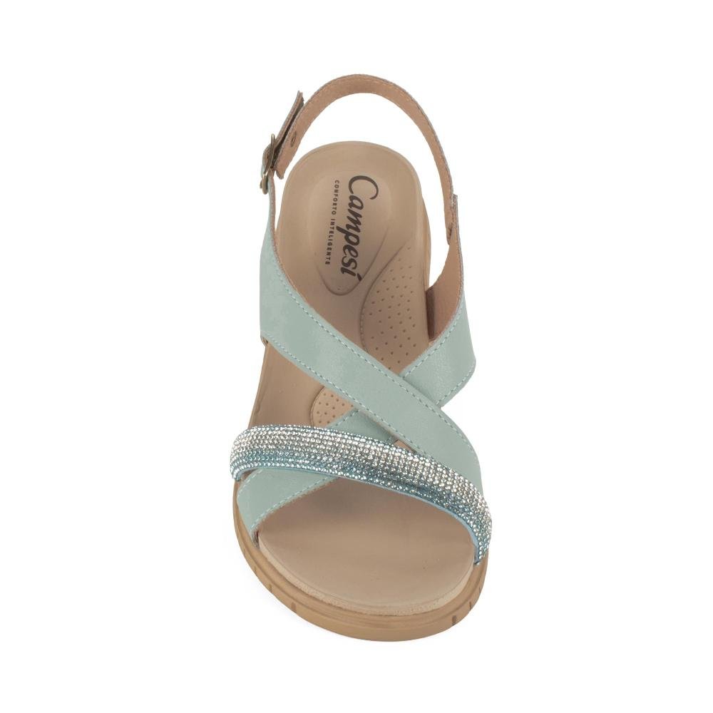 Sandália Campesí Flatform Feminina CE771 Verde 5