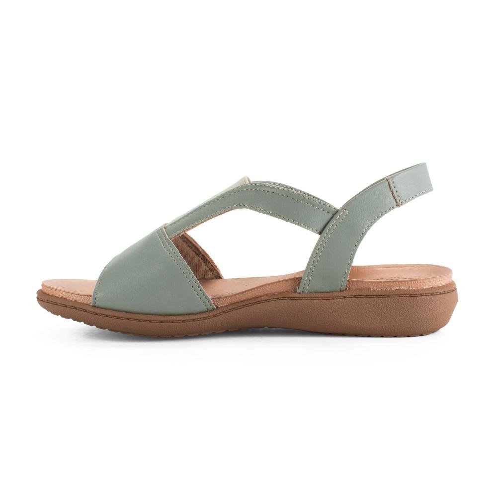 Sandália Campesí Flatform Feminina CE861 Verde 4