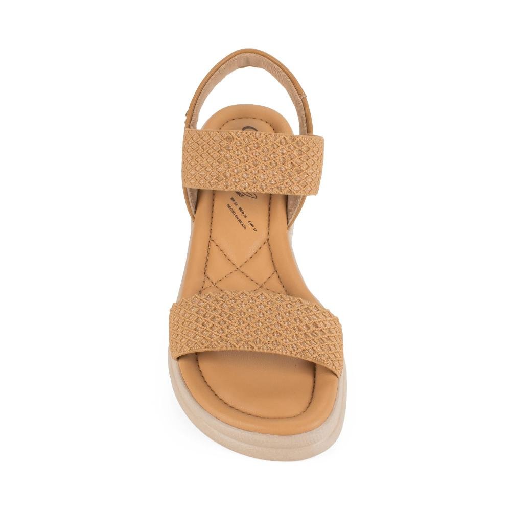 Sandália Campesí Flatform Feminina CE506 Bege 6