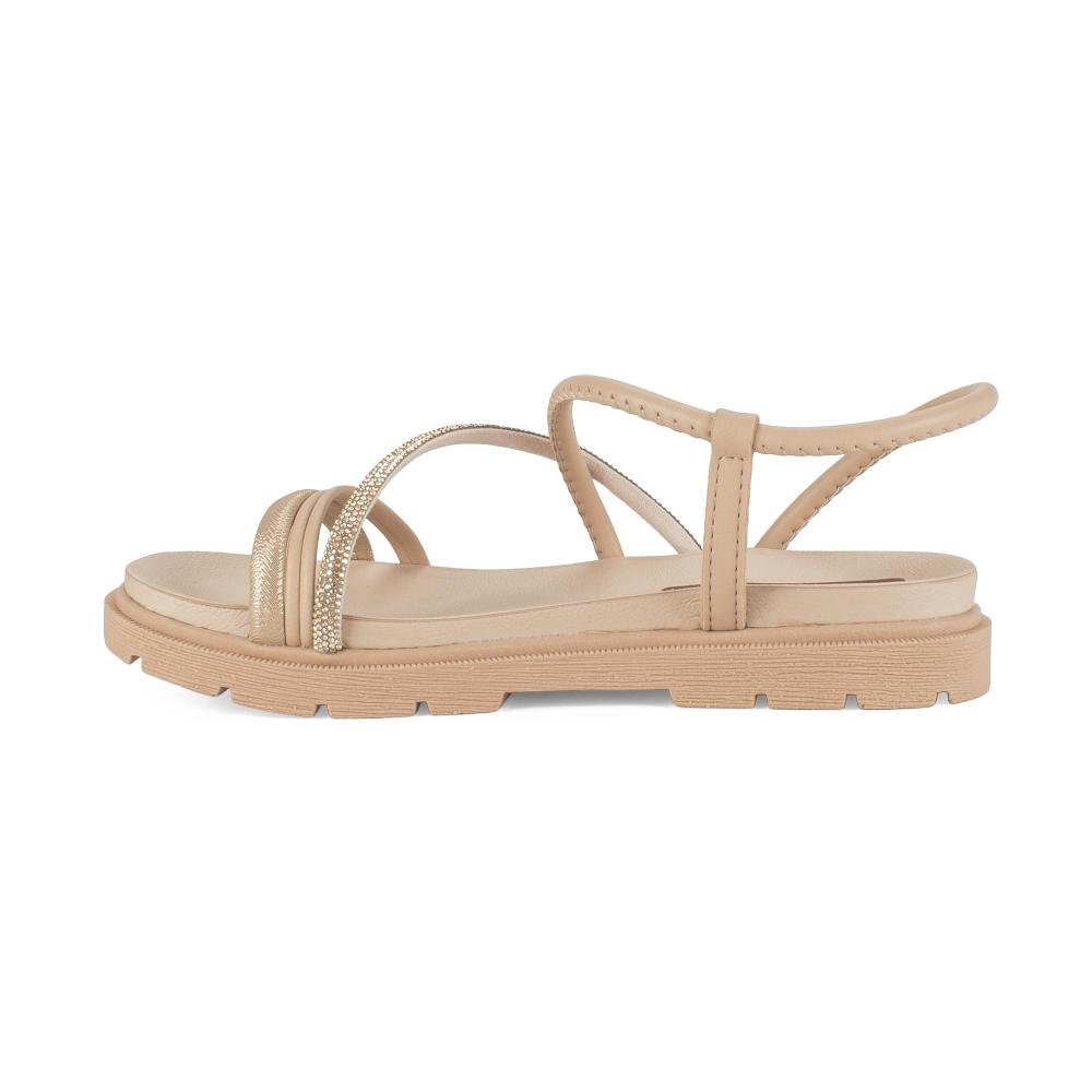 Sandália Pink Cats Infantil Flatform V6652 Bege 3