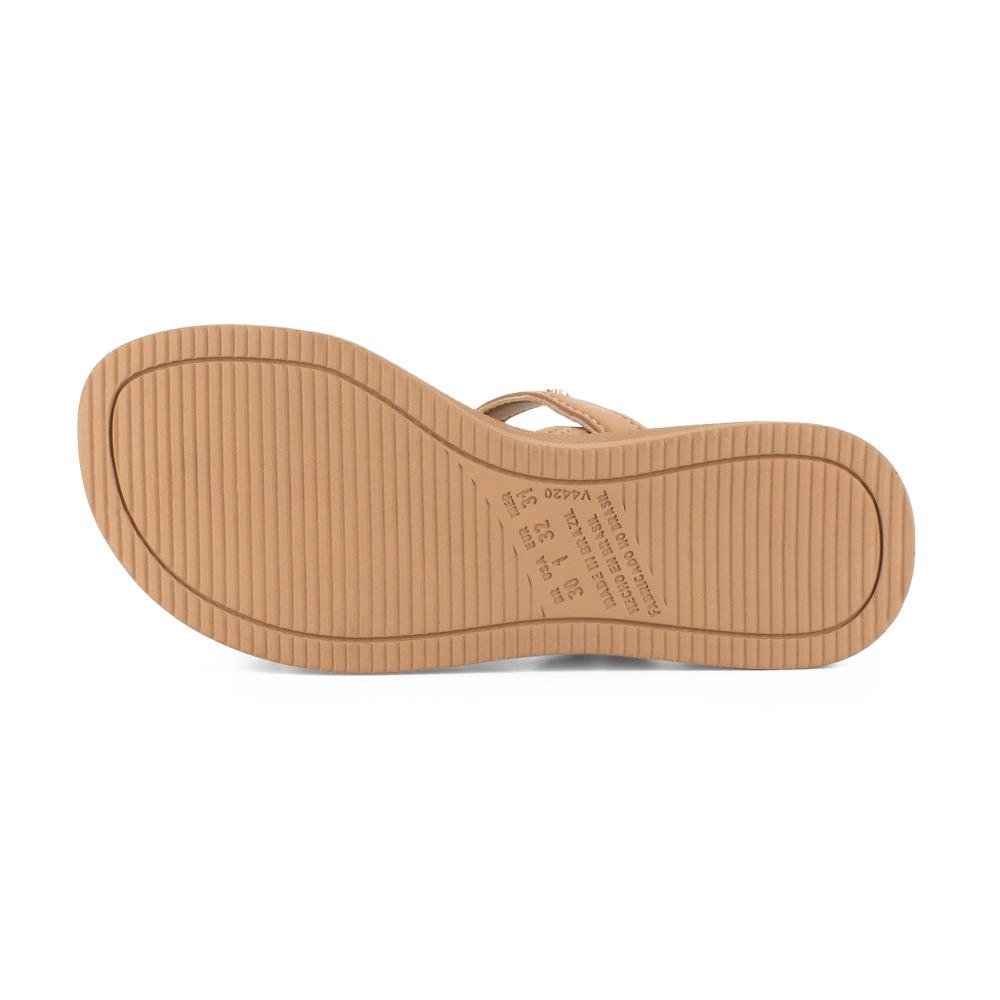 Sandália Pink Cats Infantil Flatform V6721 Caramelo 4