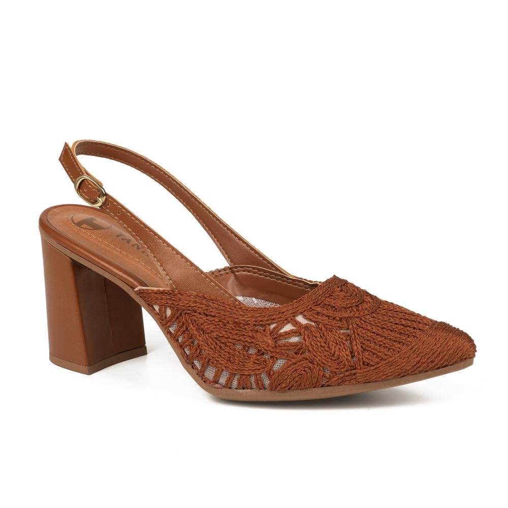 Scarpin Tanara de Salto Bloco Feminino T9525
