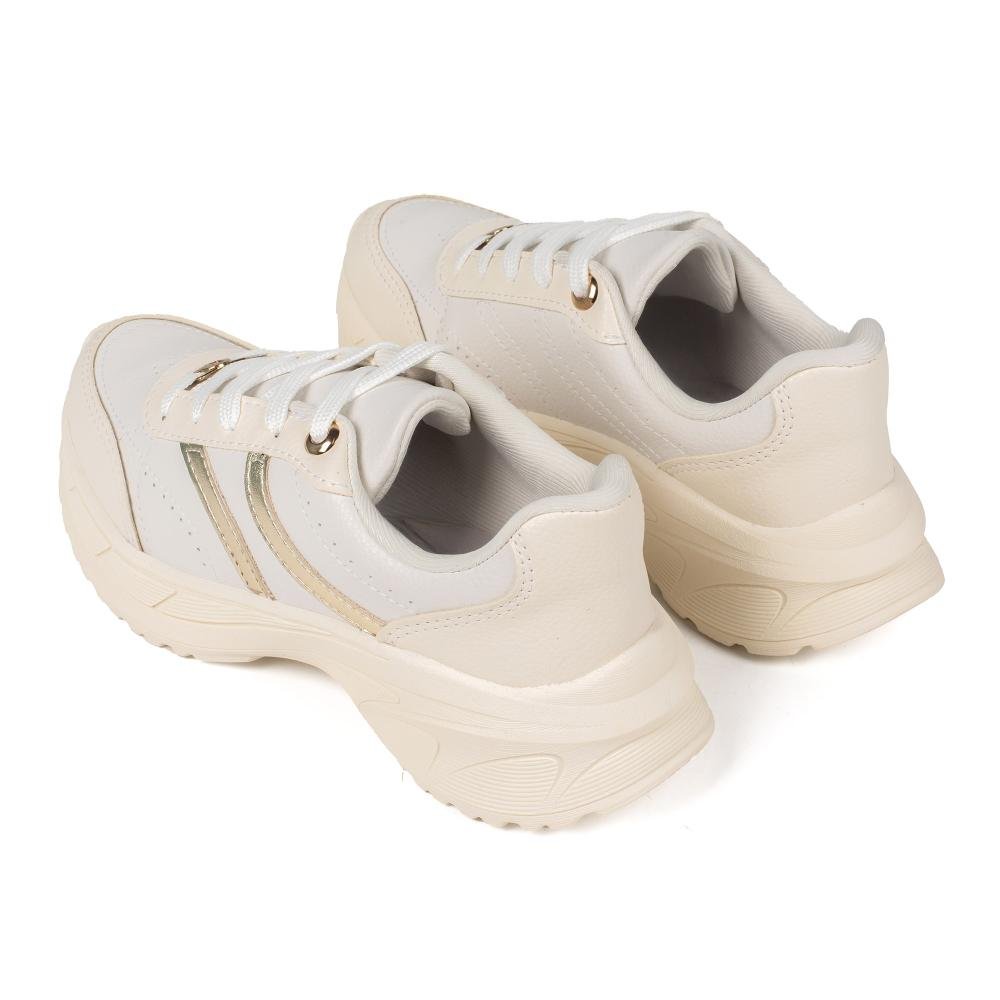 Tênis Kolosh Athletic Feminino C4781 Branco/Bege 6