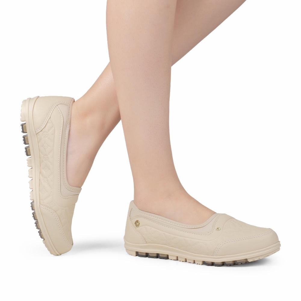 Tênis Kolosh Slip On Feminino C0535A Bege 2
