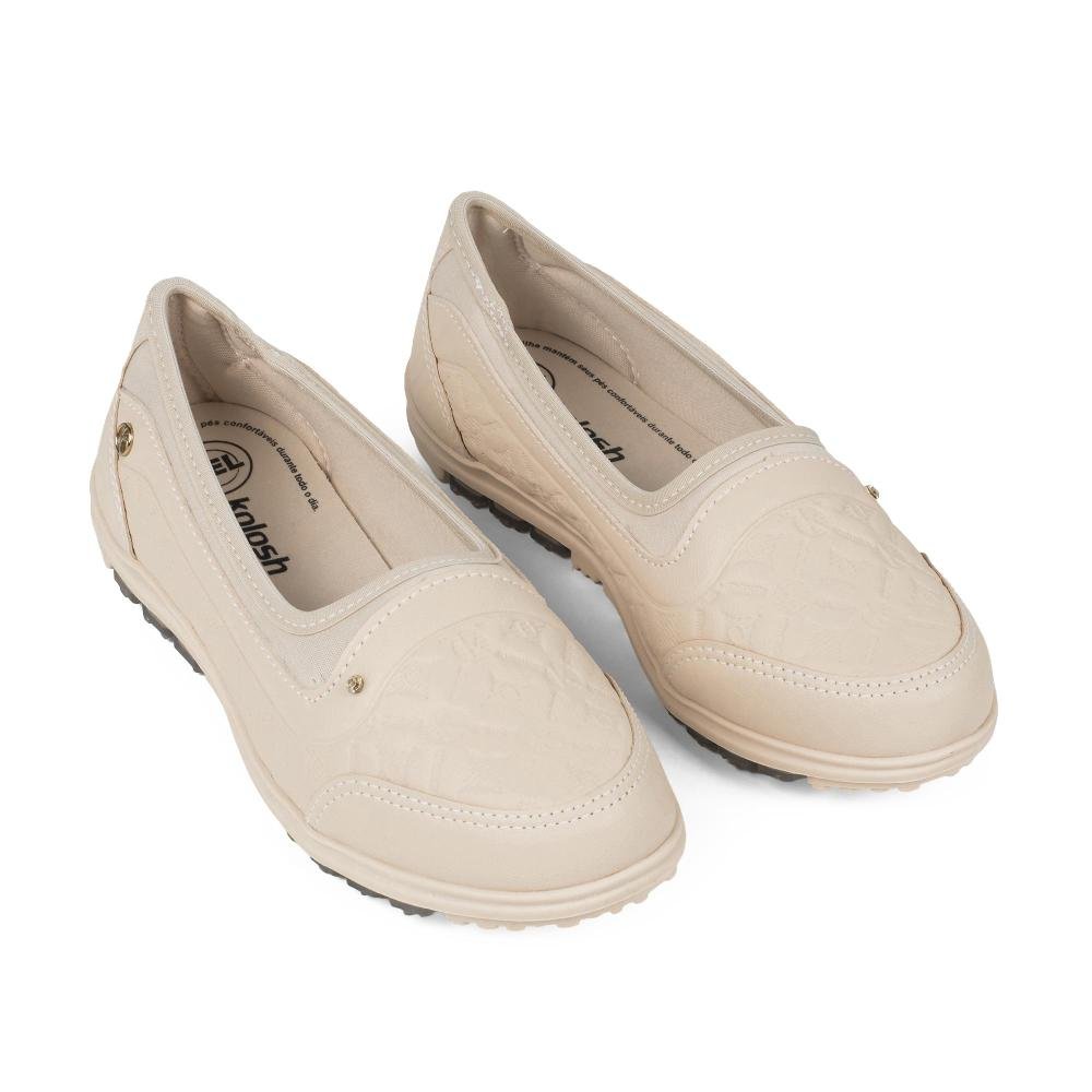 Tênis Kolosh Slip On Feminino C0535A Bege 6