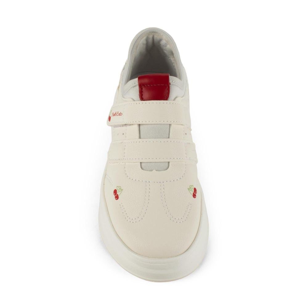Tênis Pink Cats Infantil Casual V6852 Off White 5