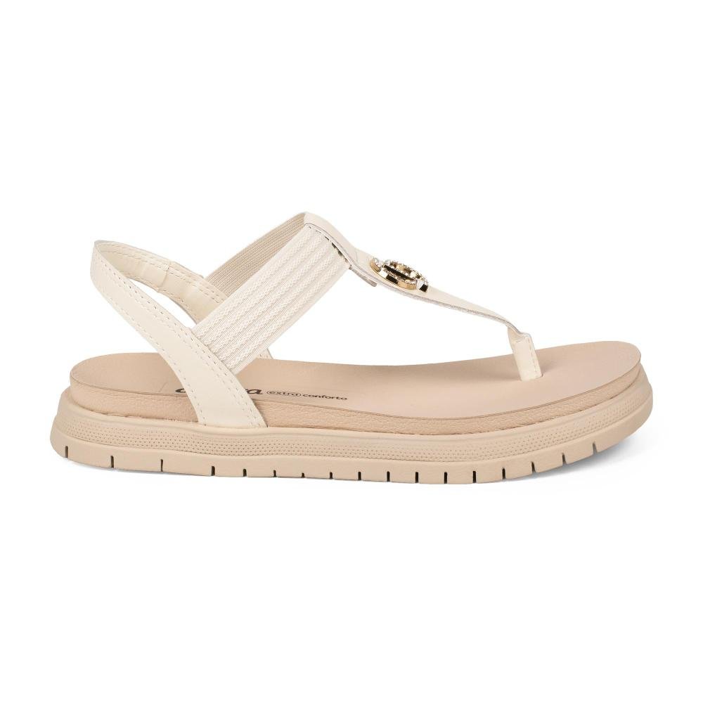Sandália Dakota Flatform Feminina DB805 Bege Claro 3