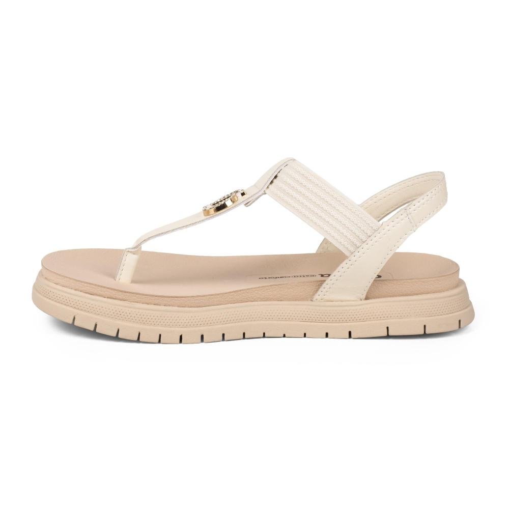 Sandália Dakota Flatform Feminina DB805 Bege Claro 4