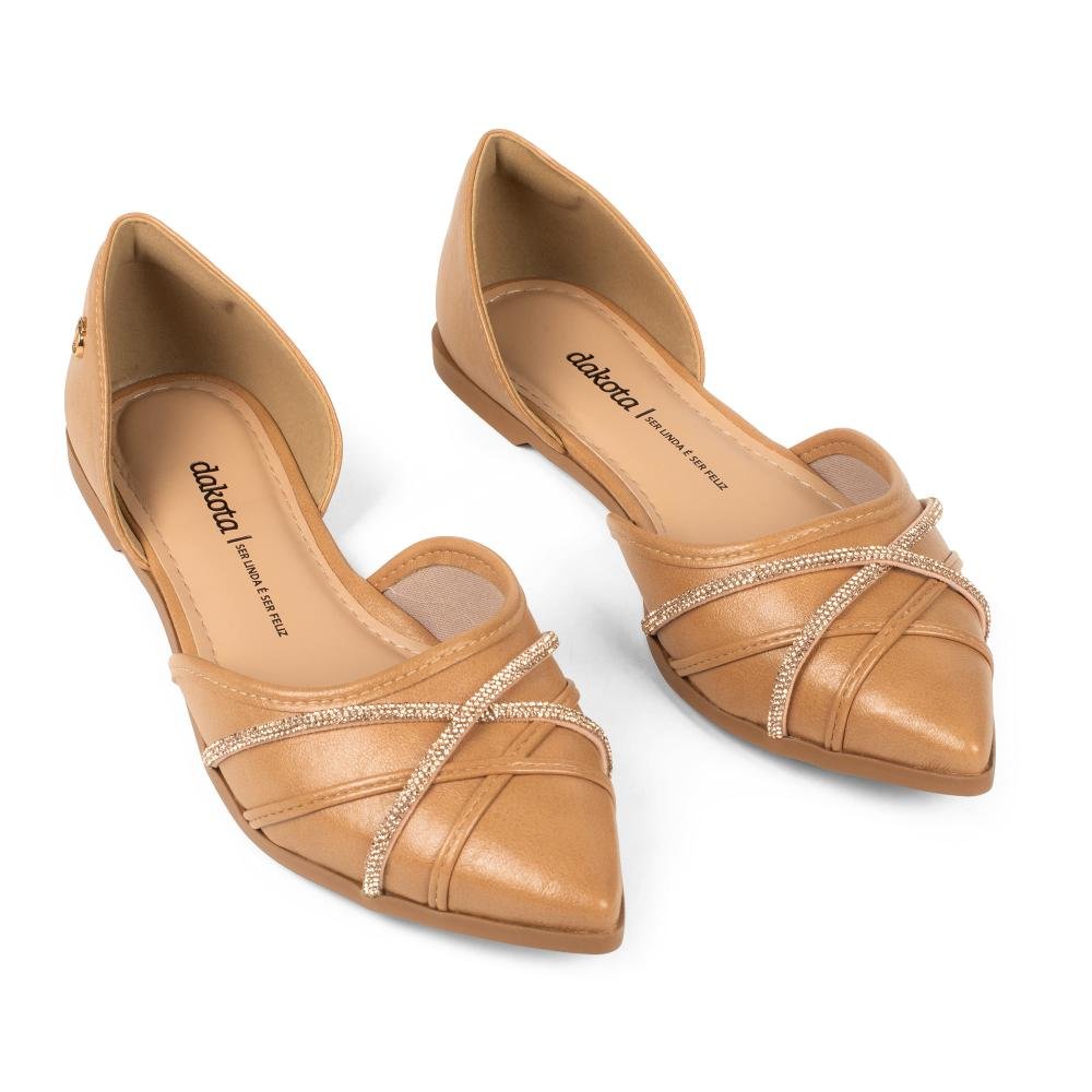 Sapatilha Dakota Feminino D2337 Bege 6