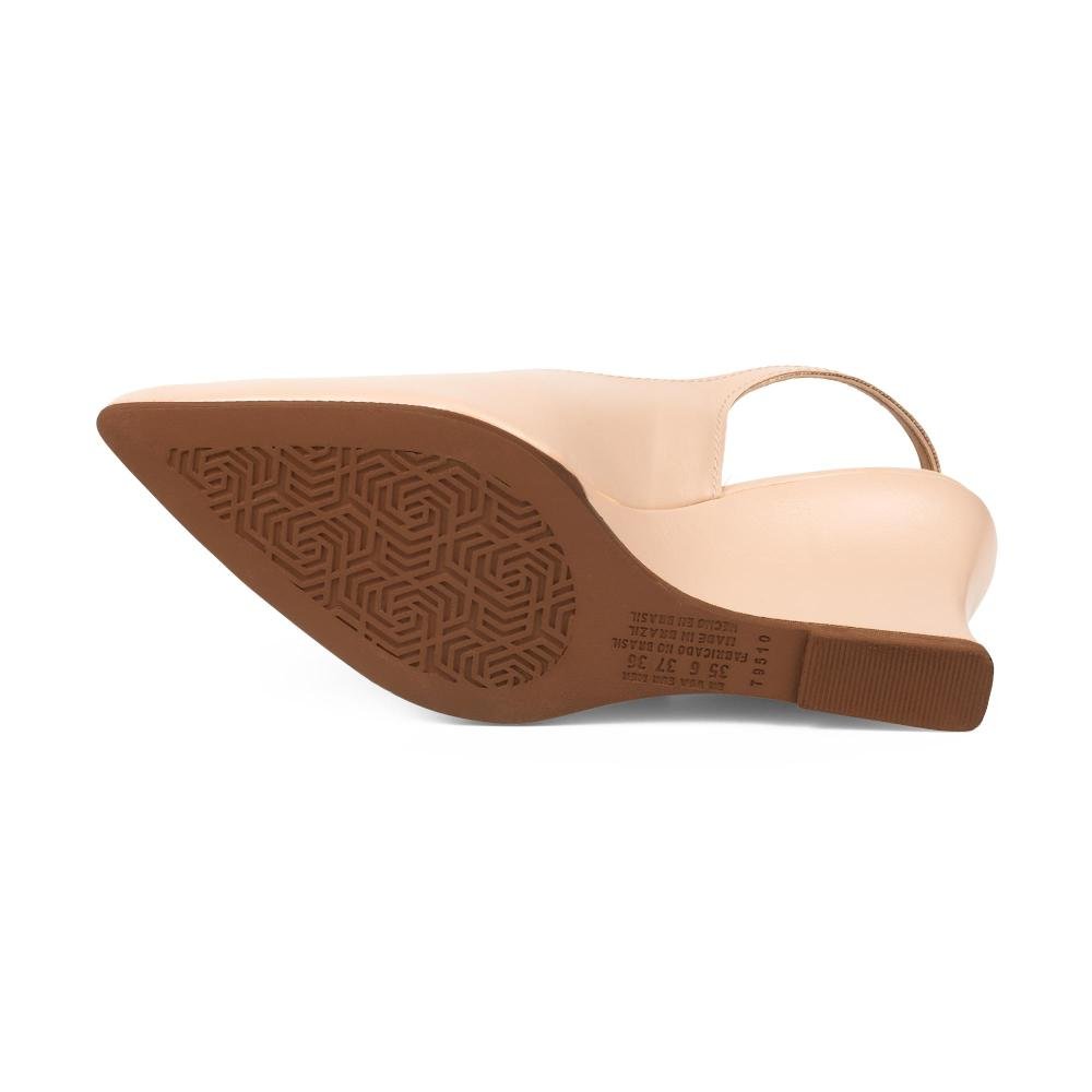 Scarpin Dakota Anabela Feminino D2864 Bege 5