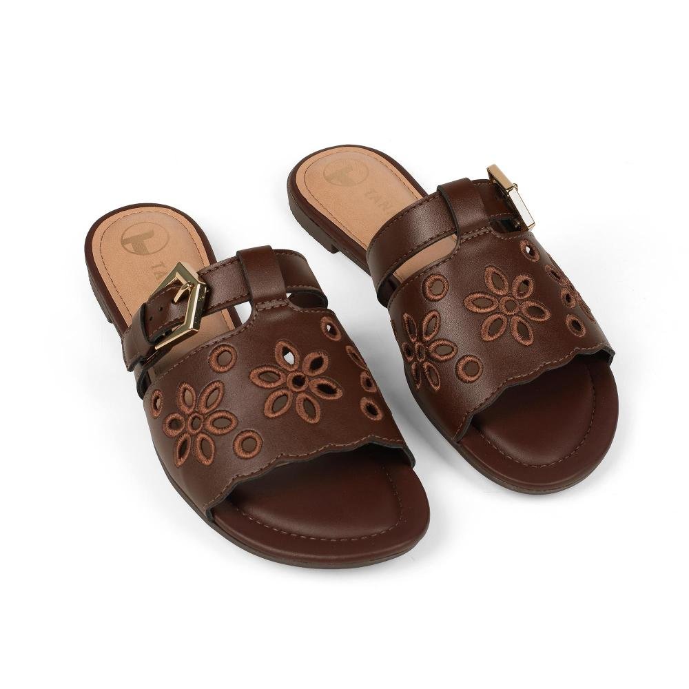 Slide Tanara Feminino T9693 Café 6