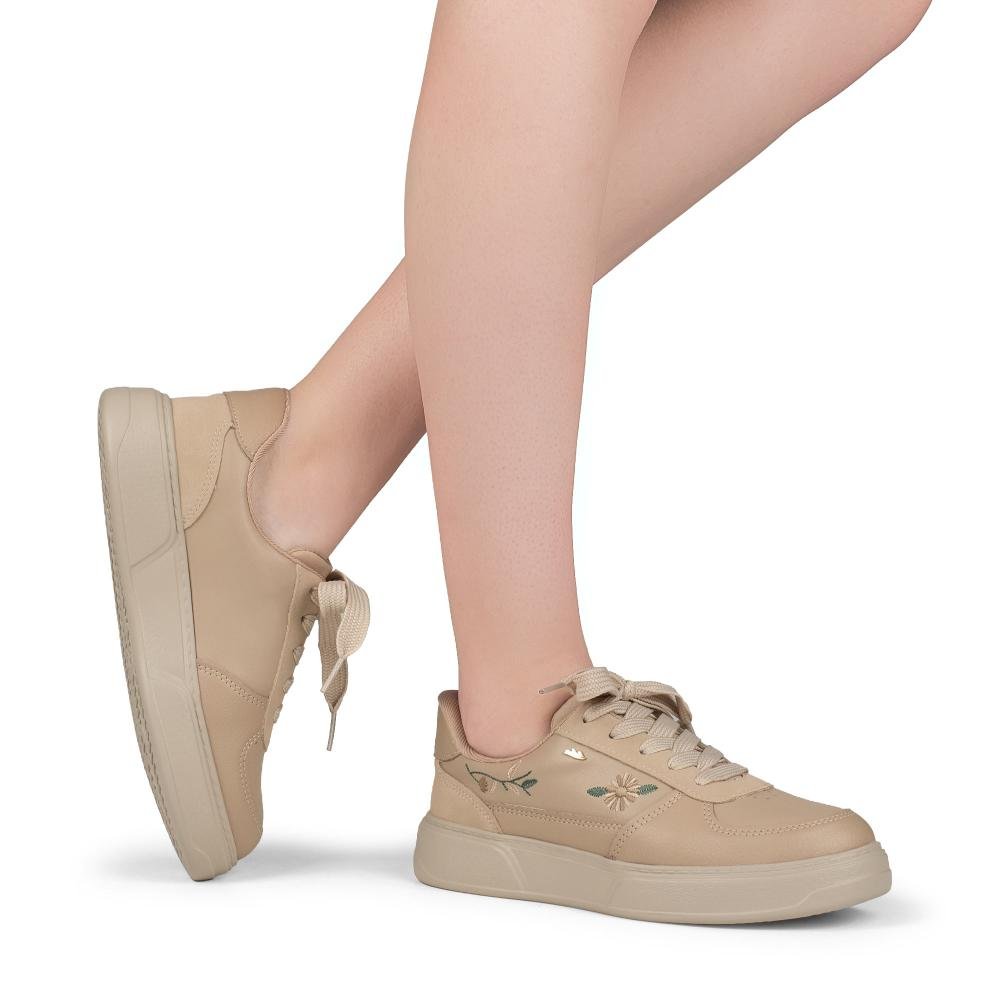 Tênis Dakota Flatform Feminino D2275 Bege 2