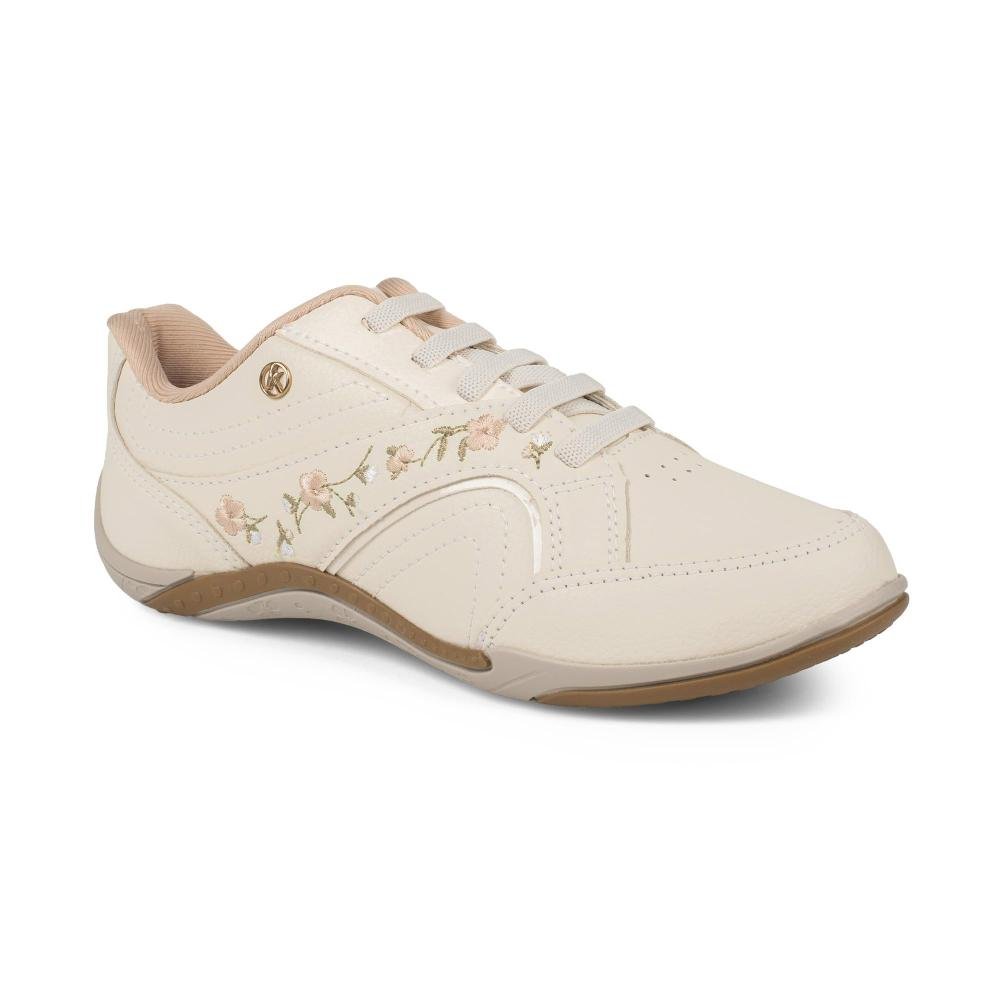Tênis Kolosh Casual Feminino C1289B Bege Claro 3