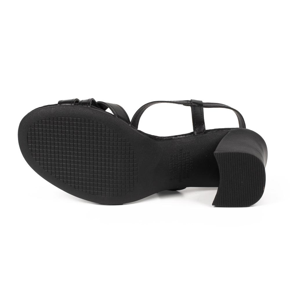 Sandália Mississipi de Salto Bloco Feminina J2422 Preto 5